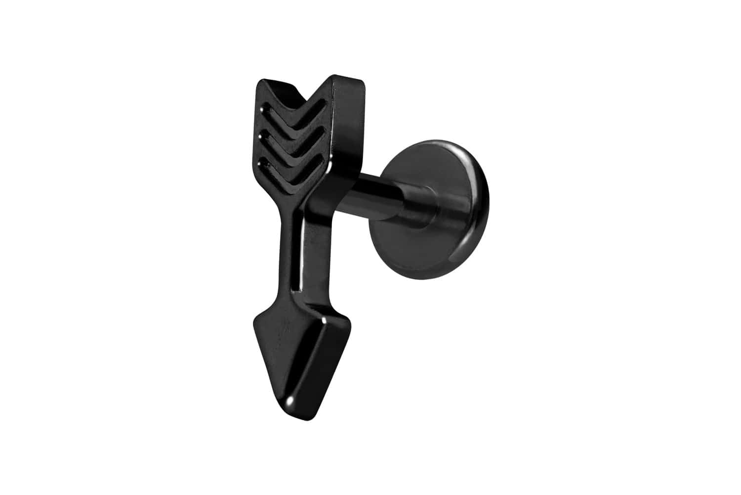 Titan Labret Piercing mit Innengewinde PFEIL